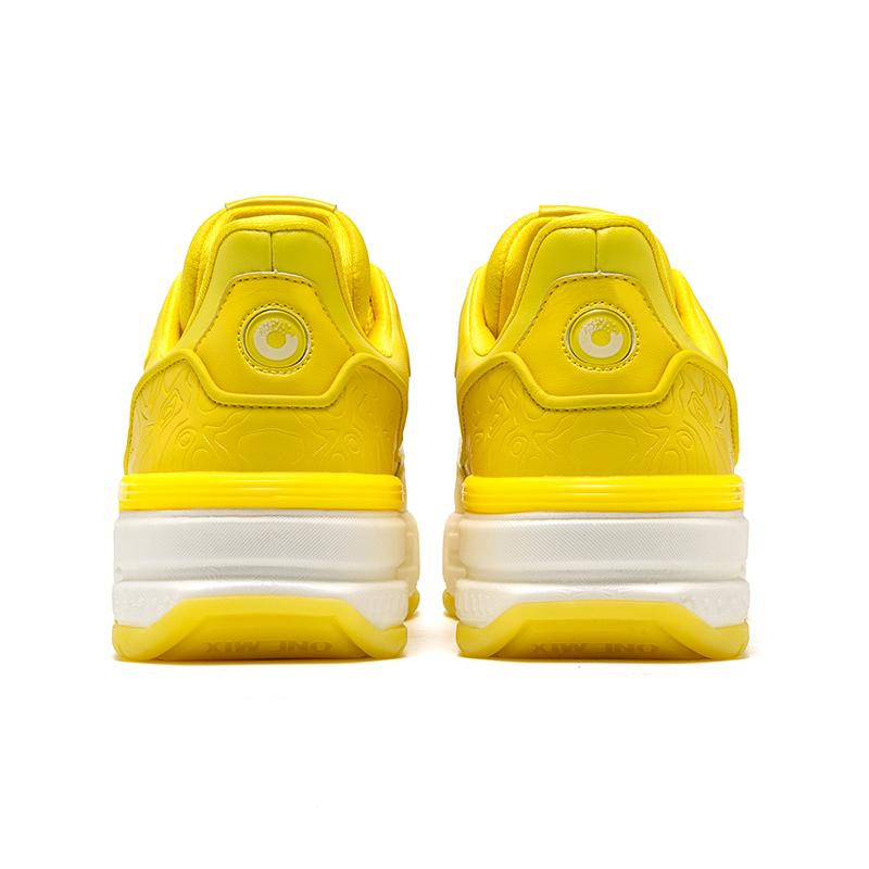 ONEMIX brettsko for menn og kvinner, pustende og støtdempende brødsko utendørs med tykk såle, allsidig og lett