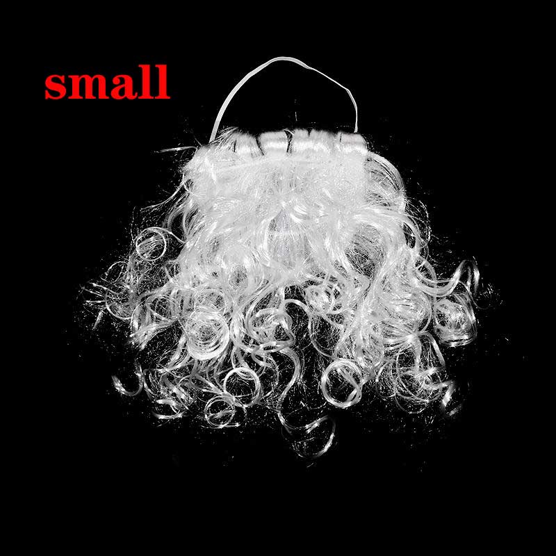 

Santa Claus Beard Wig Full Set Fancy Dress up White Beard Wigs Role Play Hair Christmas Halloween New Year Decoration