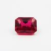 NATURAL Ruby RED Bloody 6.55 Ct Loose Gemstone Emerald Cut CERTIFIED P-1082-Sa