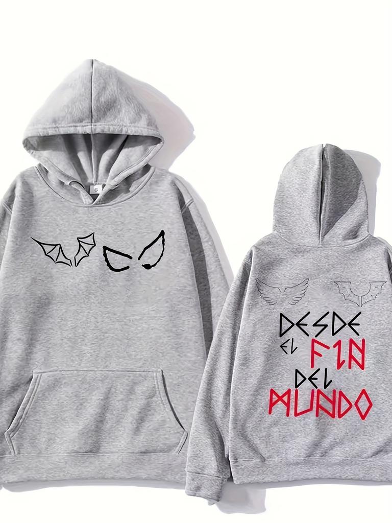 2025 Diseño De Moda De Otoño E Invierno Para Productos De Adquisición_ Sudaderas Con Capucha Estampadas Del Fin Del Mundo Para