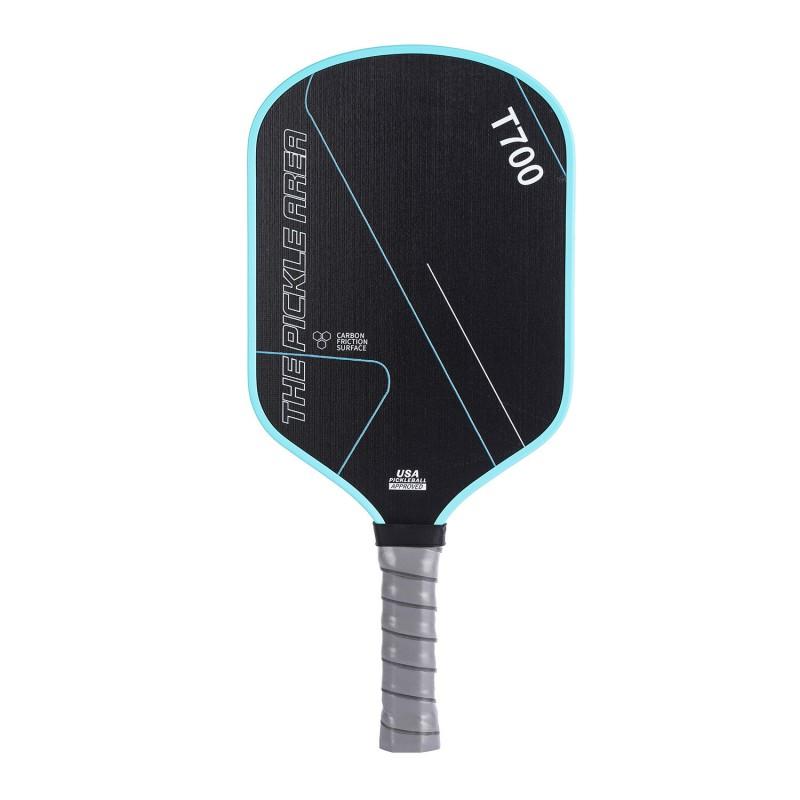 T700 Carbon Fiber Pickleball Paddle Textured Matte Surface Professional Recreational Play