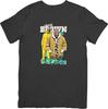 Chris Brown Rapper Music Fit for Men Women Quality Cotton T-Shirt Black