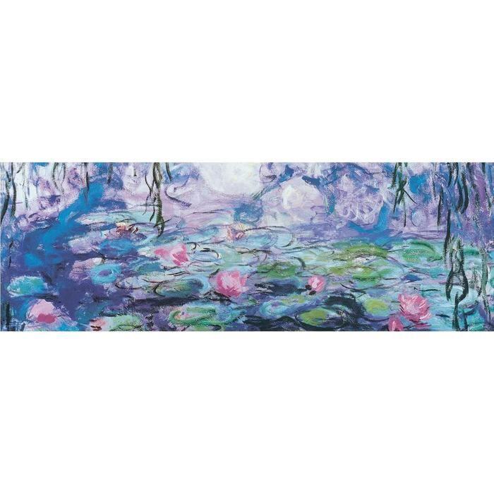 Puzzle 1000 Pièces Panoramique : Claude Monet : Les Nymphéas