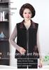 Grandma's Casual Zipper Vest for Elderly Women - Spring/Fall Style