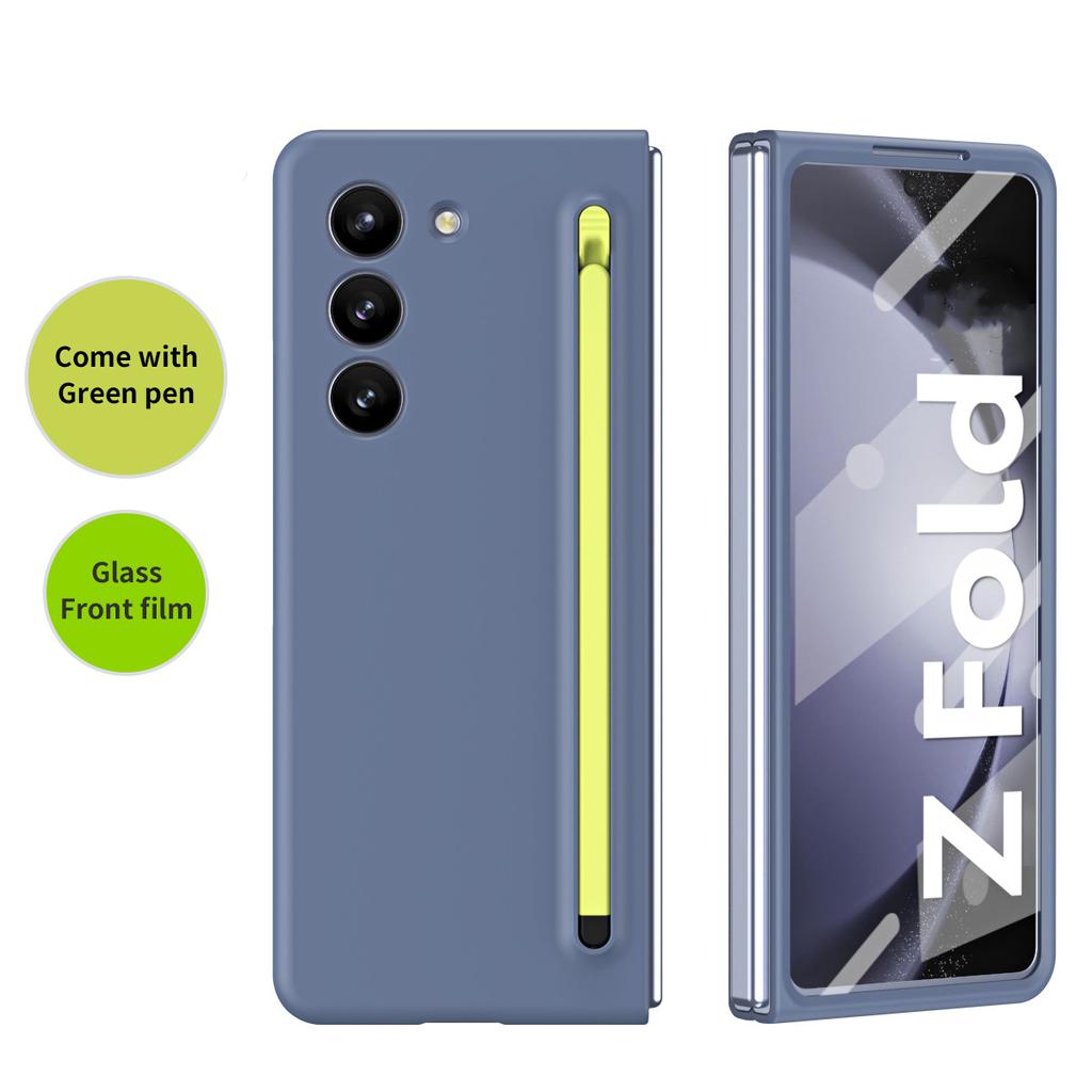For Samsung Z Fold5 Anti-Drop S Pen Protective Glass Film Case for Samsung Galaxy Z Fold 5 Fold5 5G Full Body Folding Cover Capa