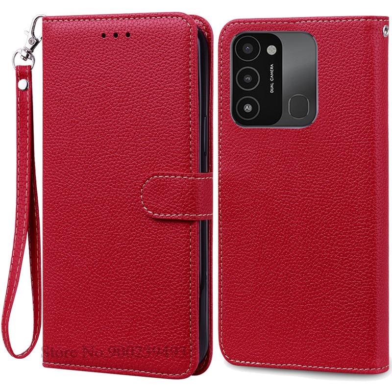Para Capa Tecno Spark 8C Carteira Capa de Telefone de Couro Para Tecno Spark 8C Capa Flip Spark8C 8 C Capa de Telefone Coque Fundas Capa