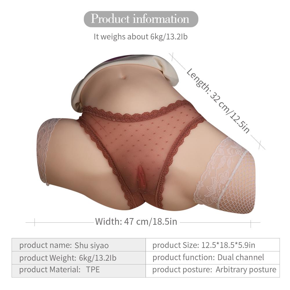 Mužská masturbátor Silikonová Big Ass Vagina Pussy Produkt pro dospělé Sexy tělo Produkty pro dospělé sexuální zdraví