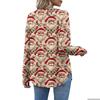 Women's Fashion Long Sleeve Christmas Loose Long Sleeve Casual Top