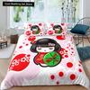 Japanese Style King Queen Duvet Cover Koi Fish Cherry Bedding Set Ukiyo-E Geisha Quilt Cover Sun Crane Polyester Comforter Cover