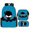 Backpack NINJA KIDZ Pencil Bag Shoulder Bag Backpack Large Capacity Travel Bag Best Gift for Boys and Girls