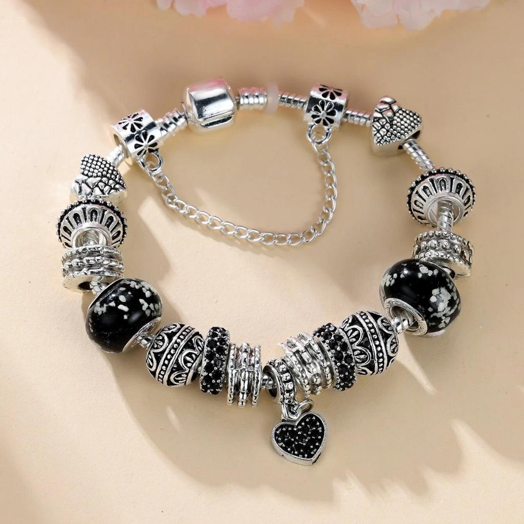 Fashion Multi-Element Rhinestone Beaded DIY Bracelet Jewelry
