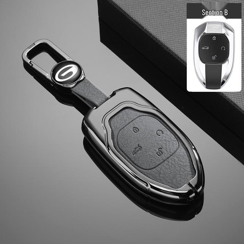 Metal Key Case Protective Cover for GAC Trumpchi Models: GS4, GS3, GS5, GS7, GS8, GA3S, Vision, GA4, GA6.