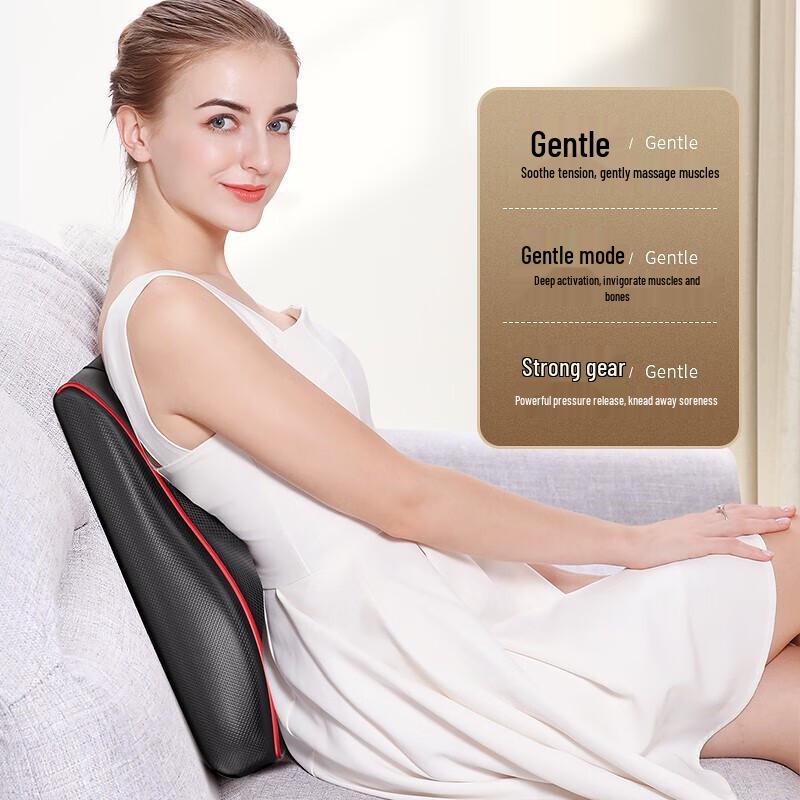 AUX Heated Neck and Shoulder Back Massager Cushion
