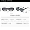 Cat Eye Sunglasses TR90 Frame Polarized Minimalist Design Shades Acetate Temple Women Fashion Gradient Lens Classic Goggles