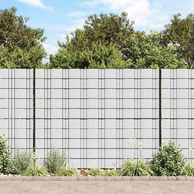 Vidaxl Fence Caps, 4 Pcs, PVC, 35X0.19 M, White