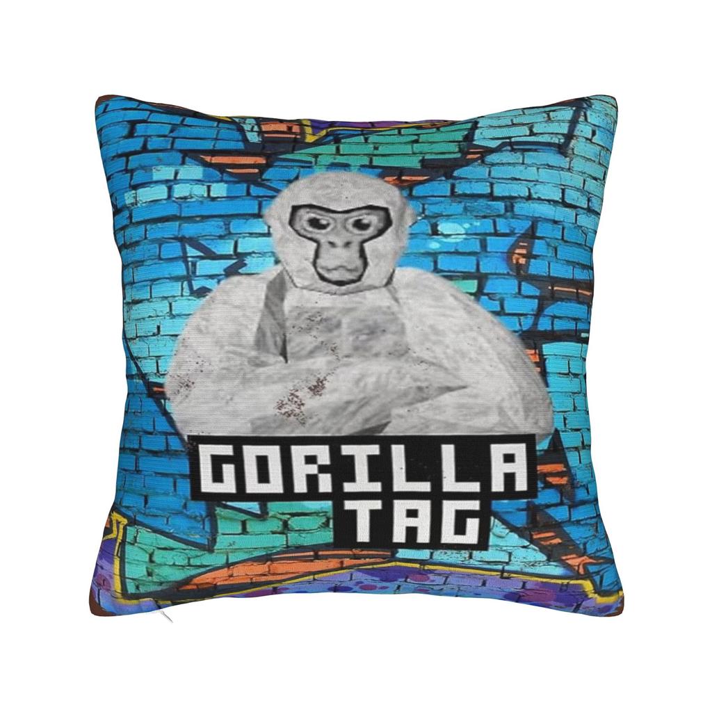 Gorilla Tag VR Gamer Pillowcases Merch Soft Cushion Cover Pillow Covers Bedroom Decoration Square Multi-Size