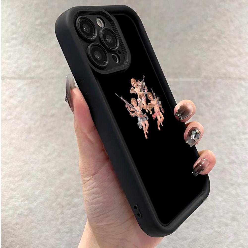 Angel Eye Soft TPU Phone Case for  Samsung A04 A05 A10 A30 A50 A13 A23 A53 A14 A24 A34 A54 A15 A25 A35 A55 S20 S23 FE S24 Ultra Ae51 Angel art design