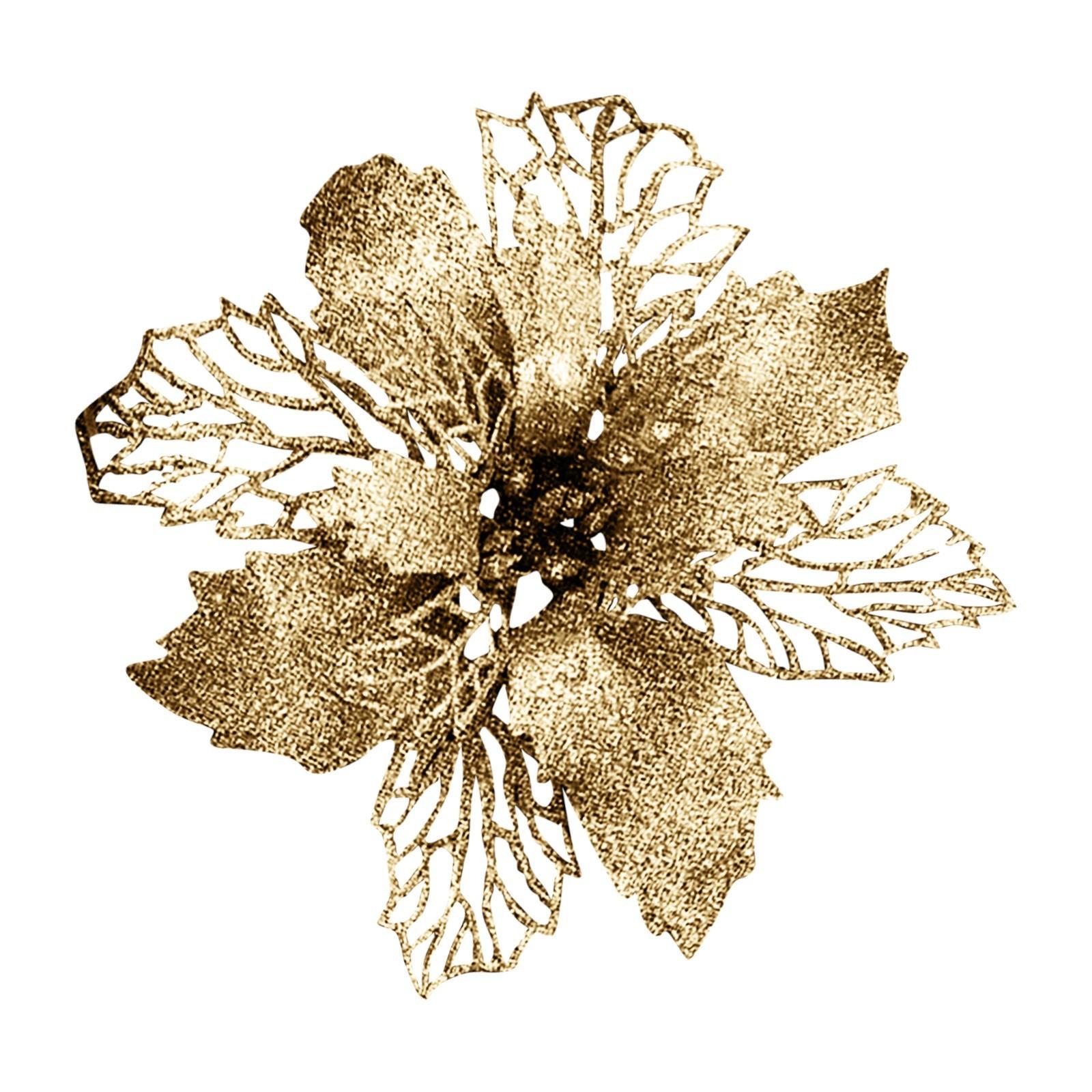 

Украшения Рождественской Елки Рождественское Моделирование Цветка Рождественский Орнамент One Size золотой