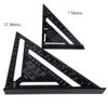 Woodworking Aluminum Alloy Triangle Gauges  High Precision Marker Angle  Ruler  Measuring Gauging Tools