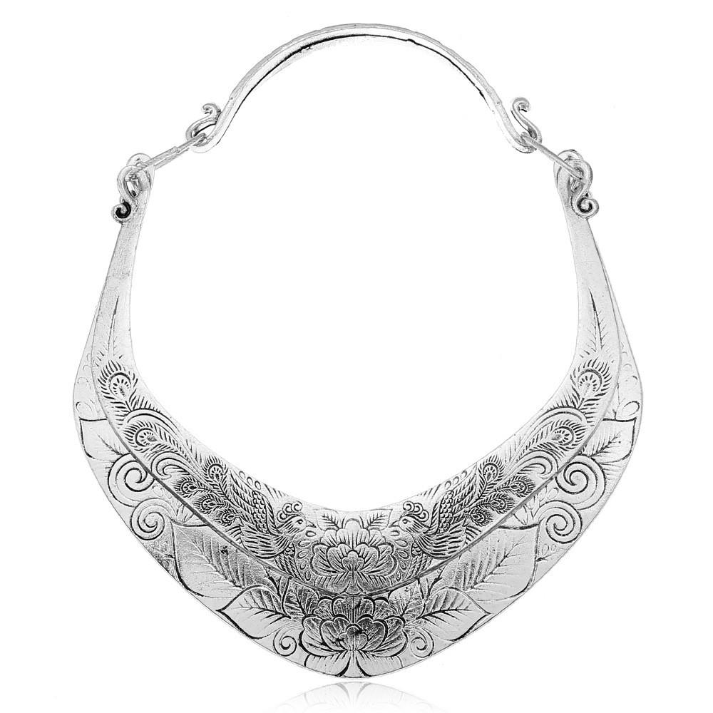 Dong Ethnic Miao Inspired Jewelry Statement Geometric Design For Events Cultural