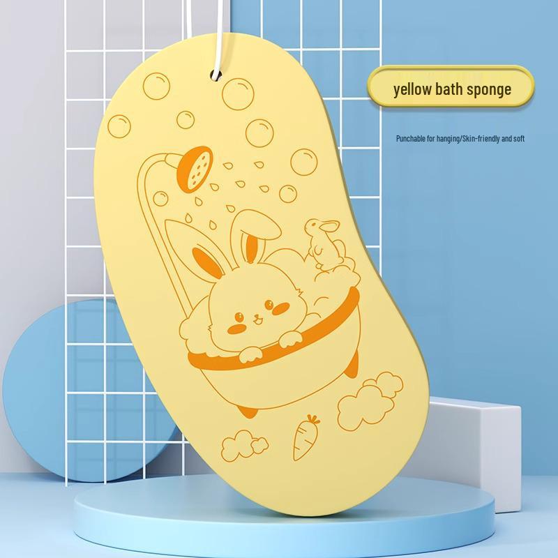 Soft Baby Bath Sponge Towel - Gentle On Skin for Kids & Women