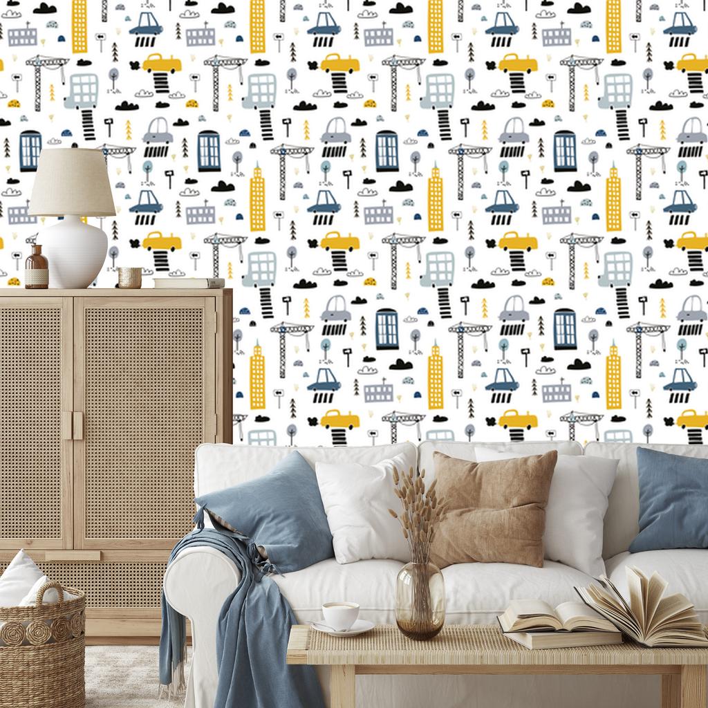 Cars wallpaper for living room and bedroom 50x1000