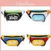 Chic Nylon Crossbody Bag For Kids With Color Block Design Ideal For School And Play