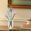 Artificial Flower Bouquet in Vase, Collectible Figurines for Home Decor Gifts