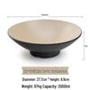 Large Frosted Melamine Ramen Bowl - Japanese-Style Restaurant Noodle Bowl for Mala Tang, Luosifen, Soup, and Rice Noodles
