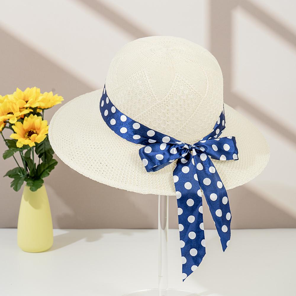 

Модные женские летние соломенные шляпы в стиле бохо, складные полосатые плетеные веревочные пляжные повседневные женские солнцезащитные шляпы