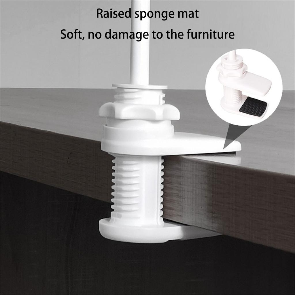 Držák dětské chůvičky bez vrtání Nastavitelný držák kamery s 360stupňovou rotací pro snadný dohled nad dítětem a bezpečnost