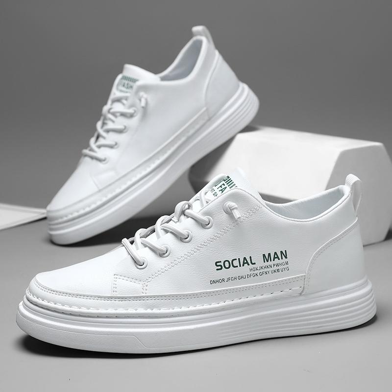 Men's Casual Sneakers Fashion Designer Sneakers Outdoor Comfortable Leather Shoes Summer Versatile Chunky Shoes Tenis Masculino