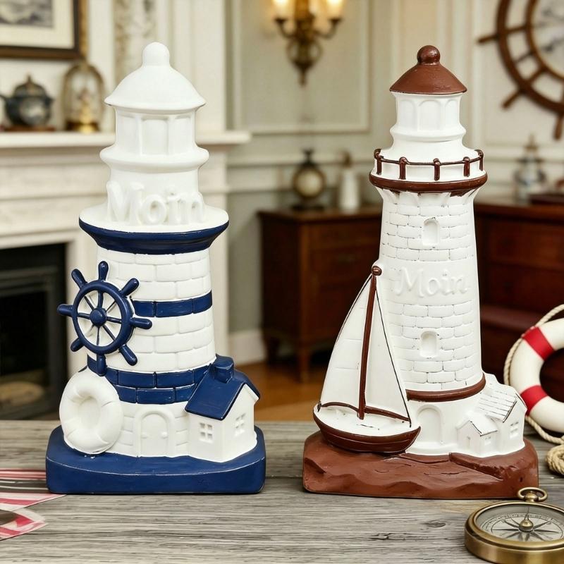 3D Lighthouse Silicone Molds For Making Candle Gypsum Sculpture Concrete Craft Holiday Present Epoxy Resin Project