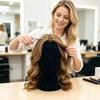 Lightweight Foam Model Female Mannequin Head Model, Wig Head, Tall Hat Organizer Stand & Holder for Style, And Display Hair Hats Hairpieces