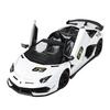 Grande Modelo de Simulação de Supercarro Lamborghini Aventador SVJ em Escala 1/18 Detalhes do Interior Coleção de Adultos Enfeites Presente para Menino Brinquedos de Halloween