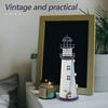 Vintage Decor Style Lantern Furniture Led Parties Holder Holders Home Nautical Shape Candle for Decorative Iron Decorations Mediterranean Desktop