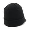 New Era Free Visor Knit Short Hat, Solid Black