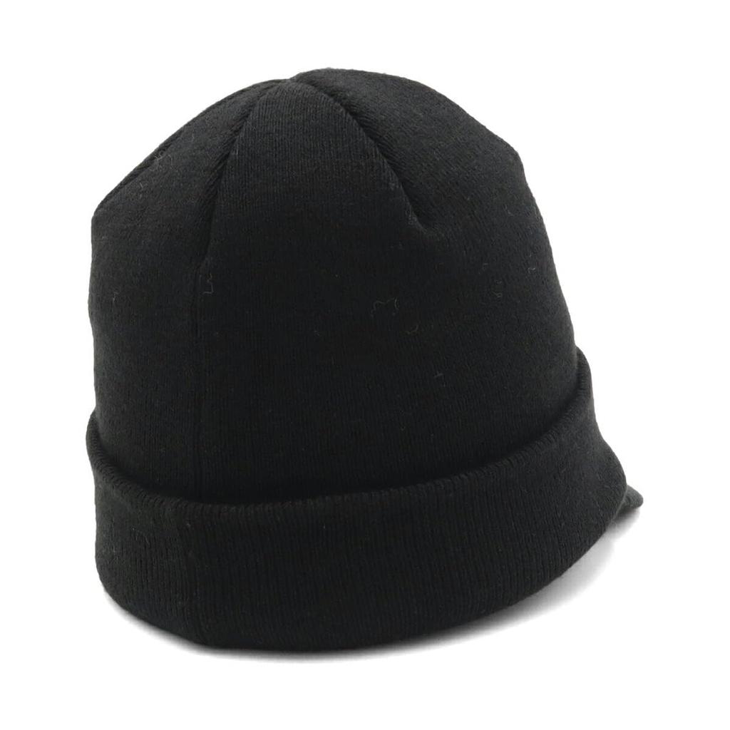 New Era Free Visor Knit Short Hat, Solid Black
