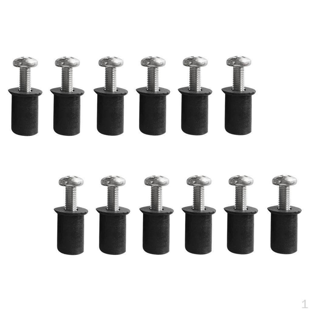 12 Fastener Windscreen Windshield Bolts Kayak Accessory
