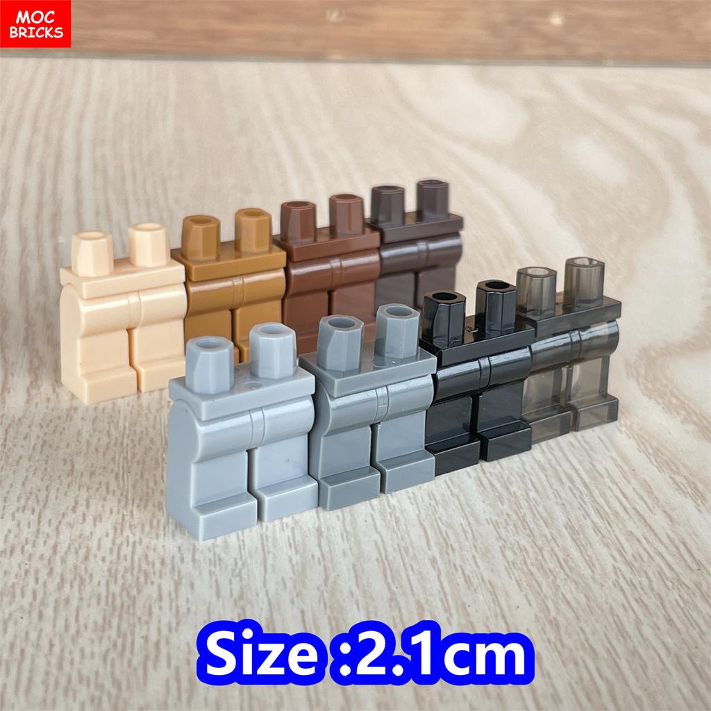 8pcs/lot MOC Bricks Blank Pants Legs Body Wear Figure Accessory Assembled Building Blocks Toy Kids Plastic Dolls