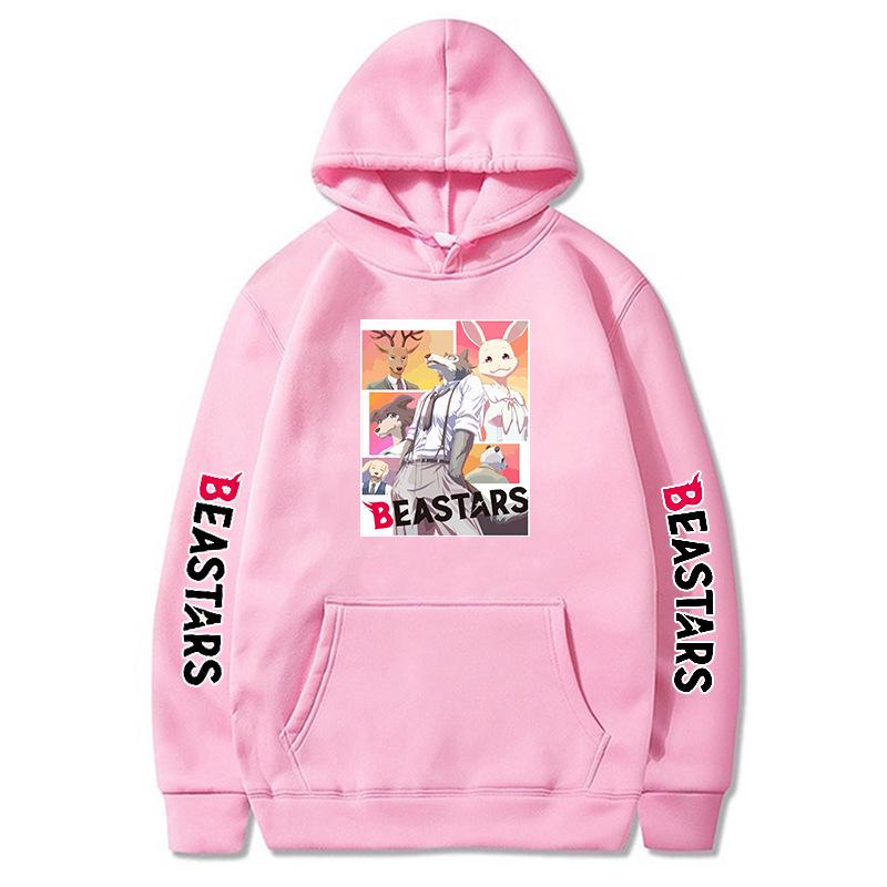 BEASTARS Autumn/Winter Cotton Pullover Hoodie - Casual Plus Size Streetwear