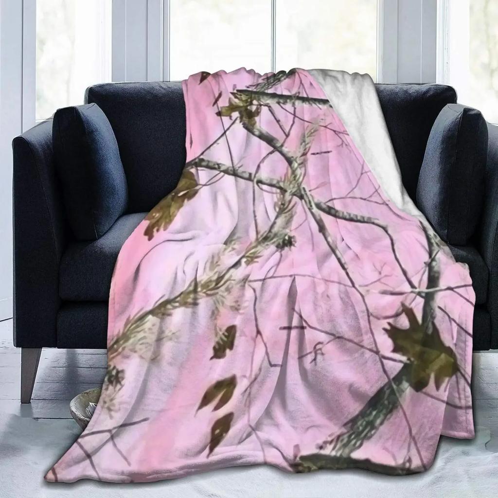 Coperta Mimetica Real Tree Camo in Flanella per Tutte le Stagioni Militare Popolare Calda Plaid per Letto Divano Biancheria da Letto Plaid Misura King Size