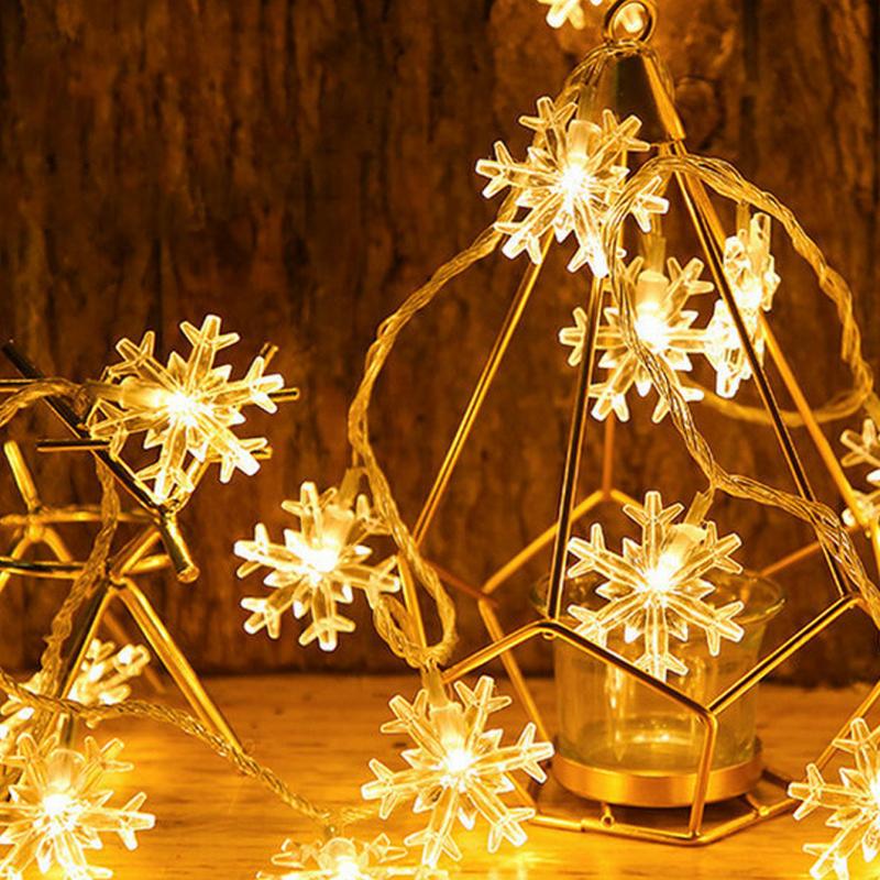 Snowflake LED Lights Christmas Decorations Home Ornaments Christmas Tree Decorations Christmas Gifts