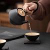 Japanese Light Luxury Kung Fu Tea Set: Elegant Teapot & Tea Cups for Elder Gifts & Souvenirs