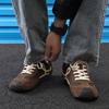 [Thin-soled shoes] Classic retro leather Forrest Gump shoes men's spring 2025 new leisure sports moral training shoes tide