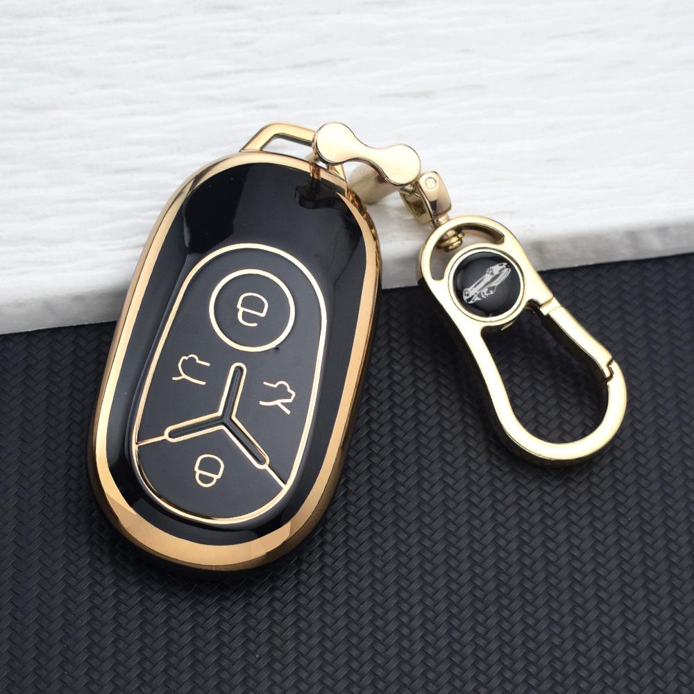 High-Quality TPU Key Shell Protector Cover For Geely Star Wish Exploration 06 Youth Dream 2024 Keyring Holder Auto Accessories