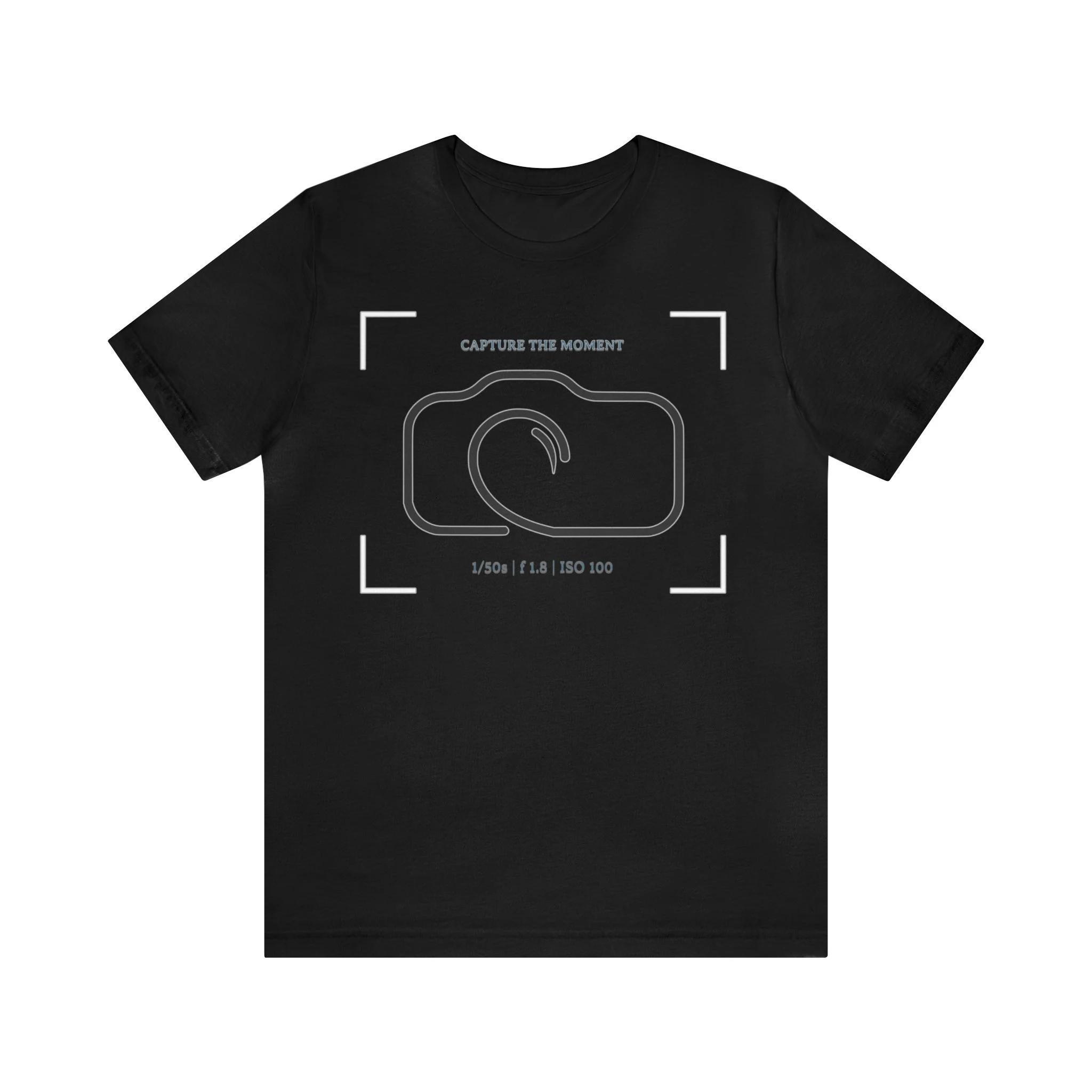 HOT SALE Capture The Moment - Neutral T-shirt Camera T-shirt Funny Shirt Camera Shirt Gift for Photographers Taking Photos 4XL