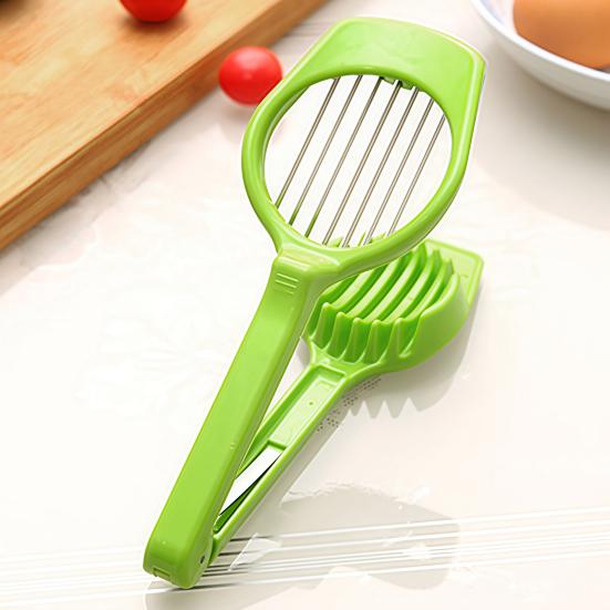 Egg Slicer Stainless Steel Blades Even Slices Cubes Wedges Easy To Clean Dishwasher Safe Multifunctional Vegetable Cutter Kitchen Tool