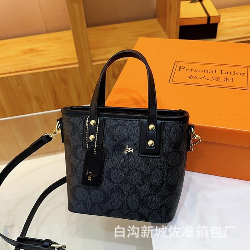 

Bags women s bags new fashion printed bucket bags shoulder bags fashion чорний