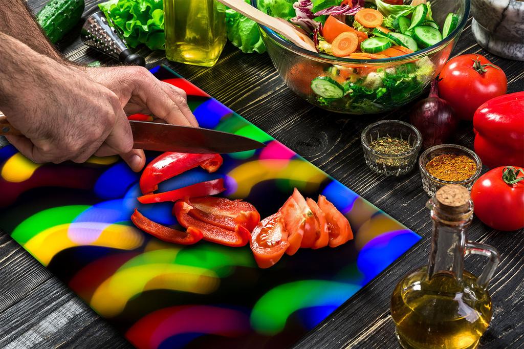 GLASS CUTTING BOARD 52x40 MODERN